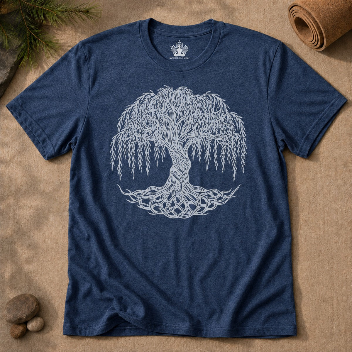 Tree Of Life Weeping Willow Men Tee