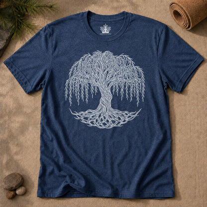 Tree Of Life Weeping Willow Men Tee