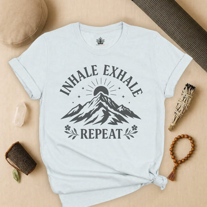 Inhale Exhale Repeat Mountain Tee