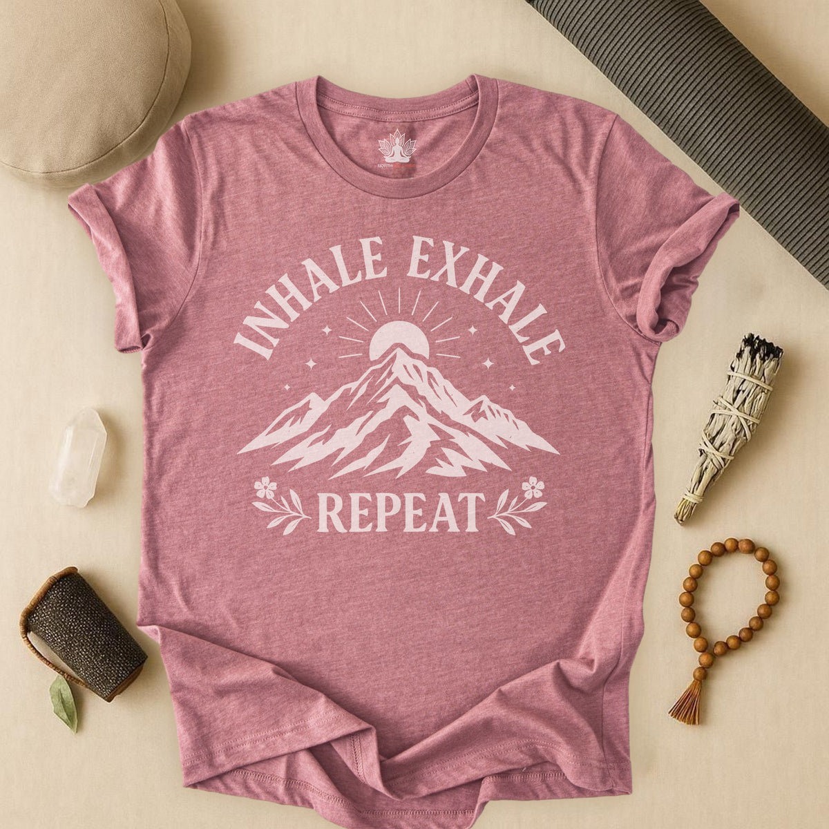 Inhale Exhale Repeat Mountain Tee