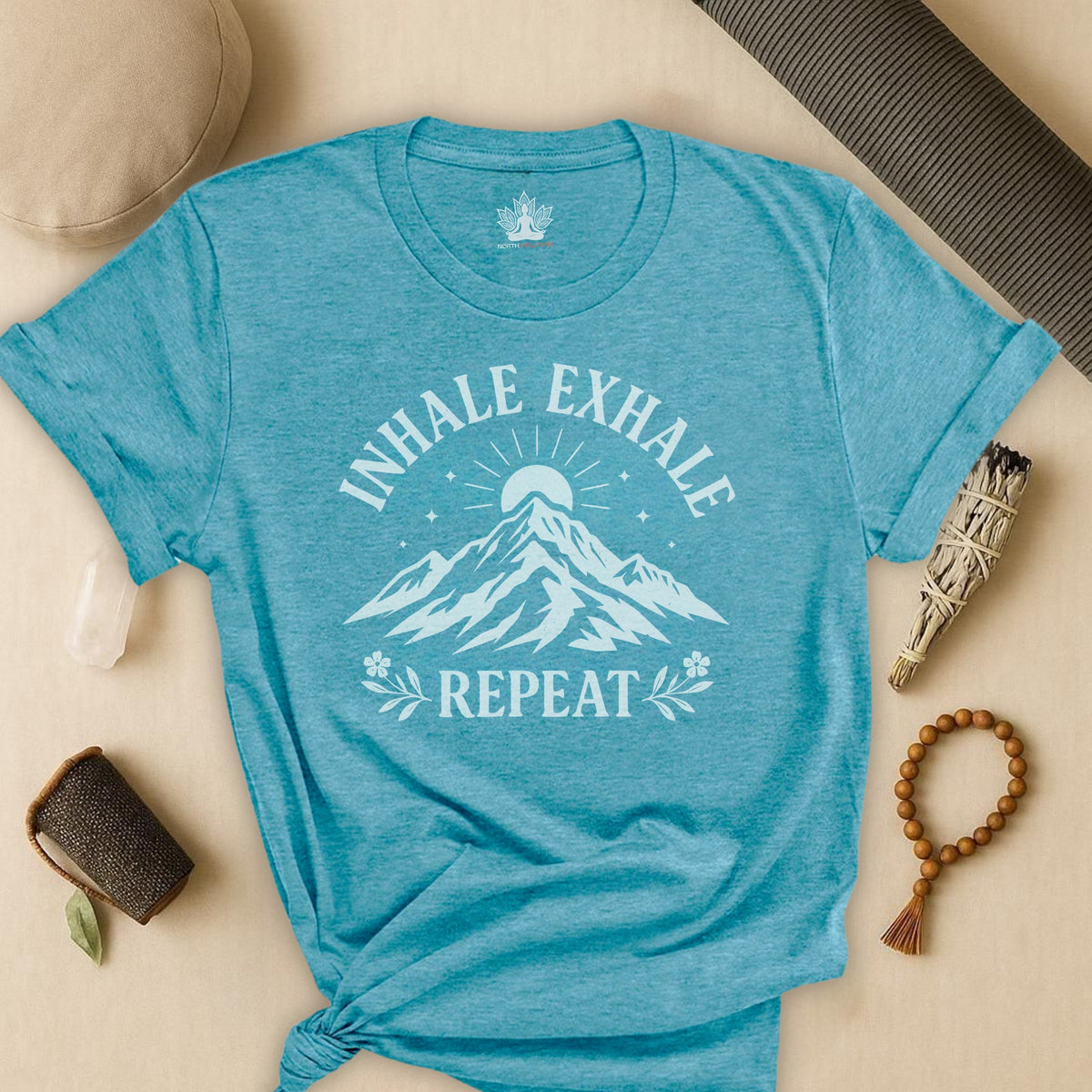 Inhale Exhale Repeat Mountain Tee