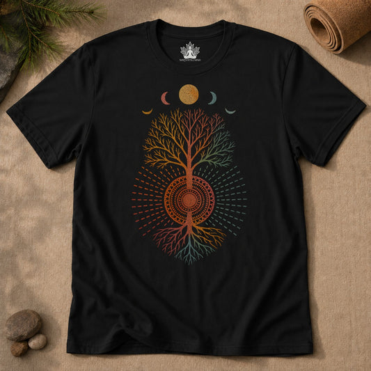 Mystic Roots Rising - Mandala lunaire