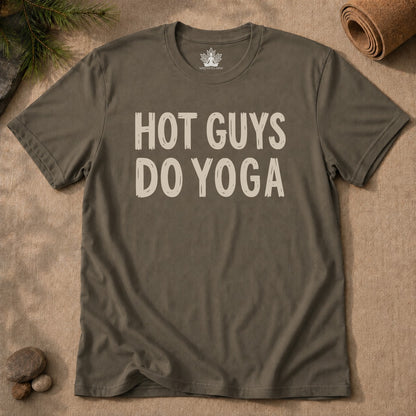 Hot Guys Do Yoga Tee