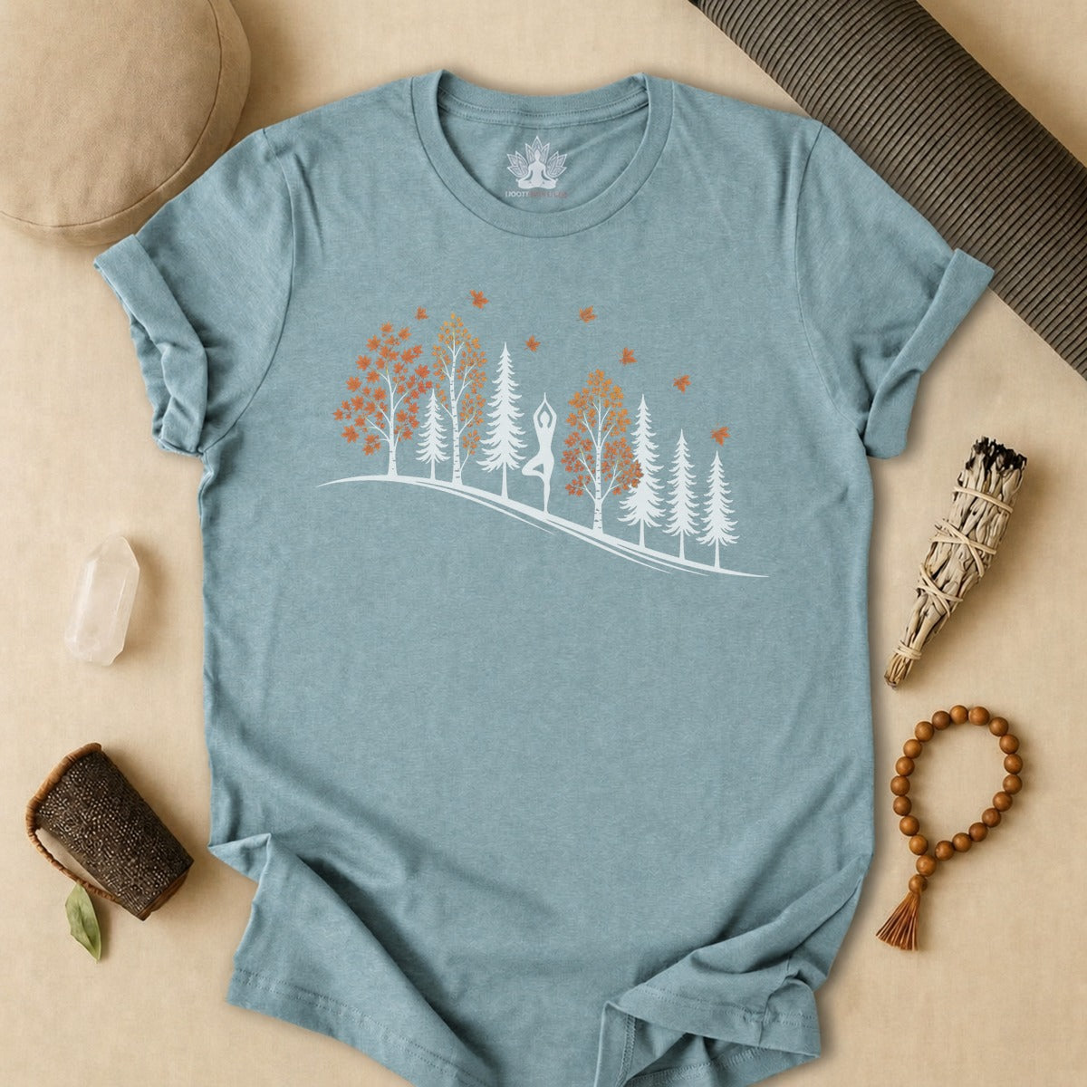 Fall Forest Tree Pose Tee