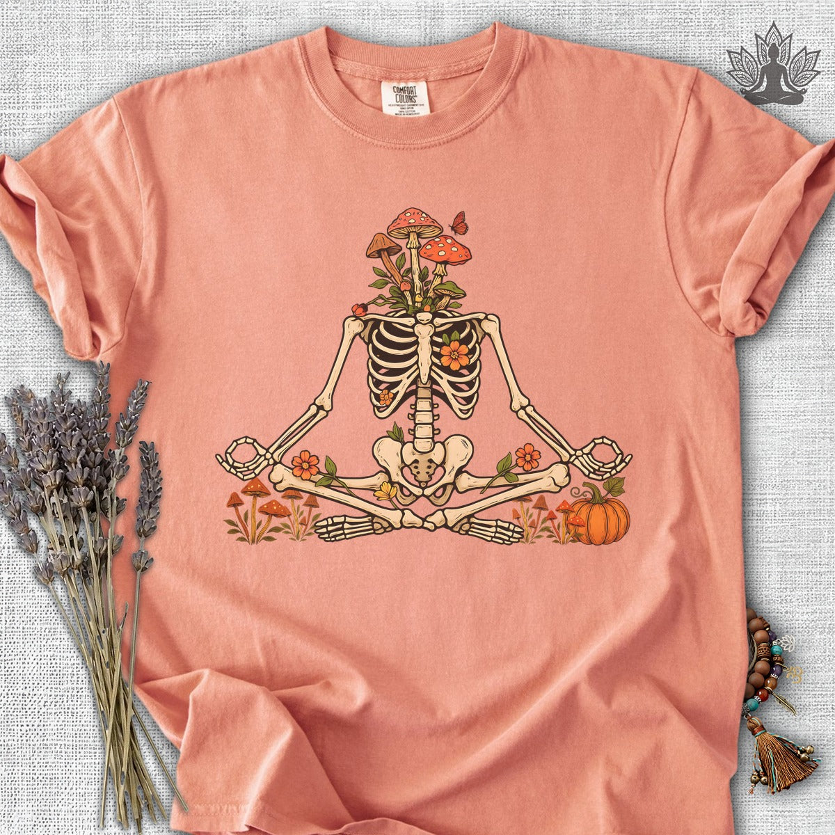 Skeleton Meditation Comfort Colors® Tee