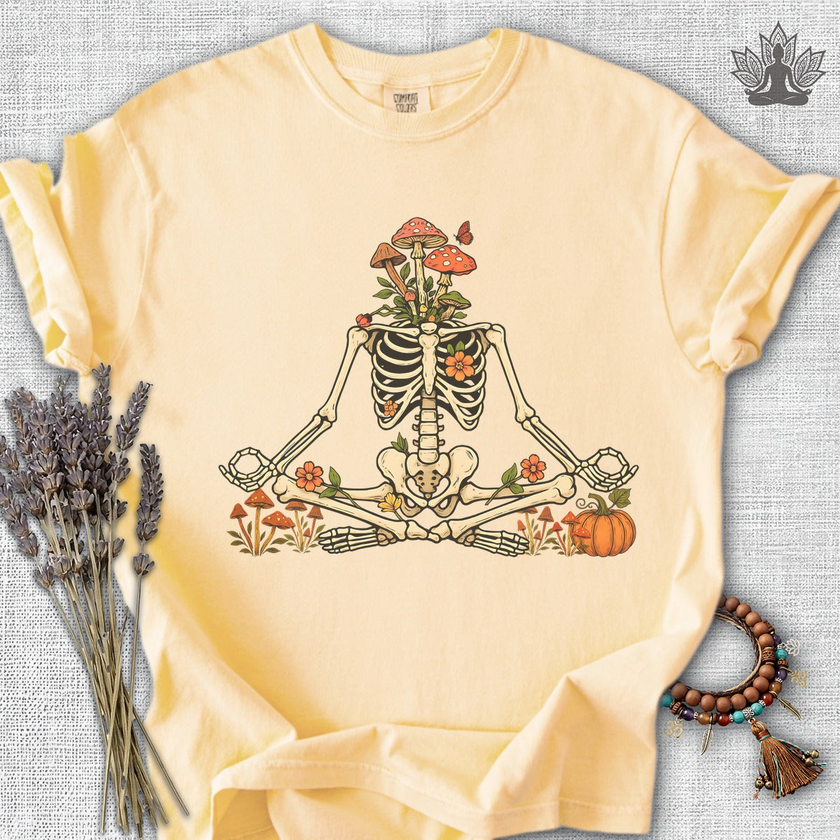Skeleton Meditation Comfort Colors® Tee
