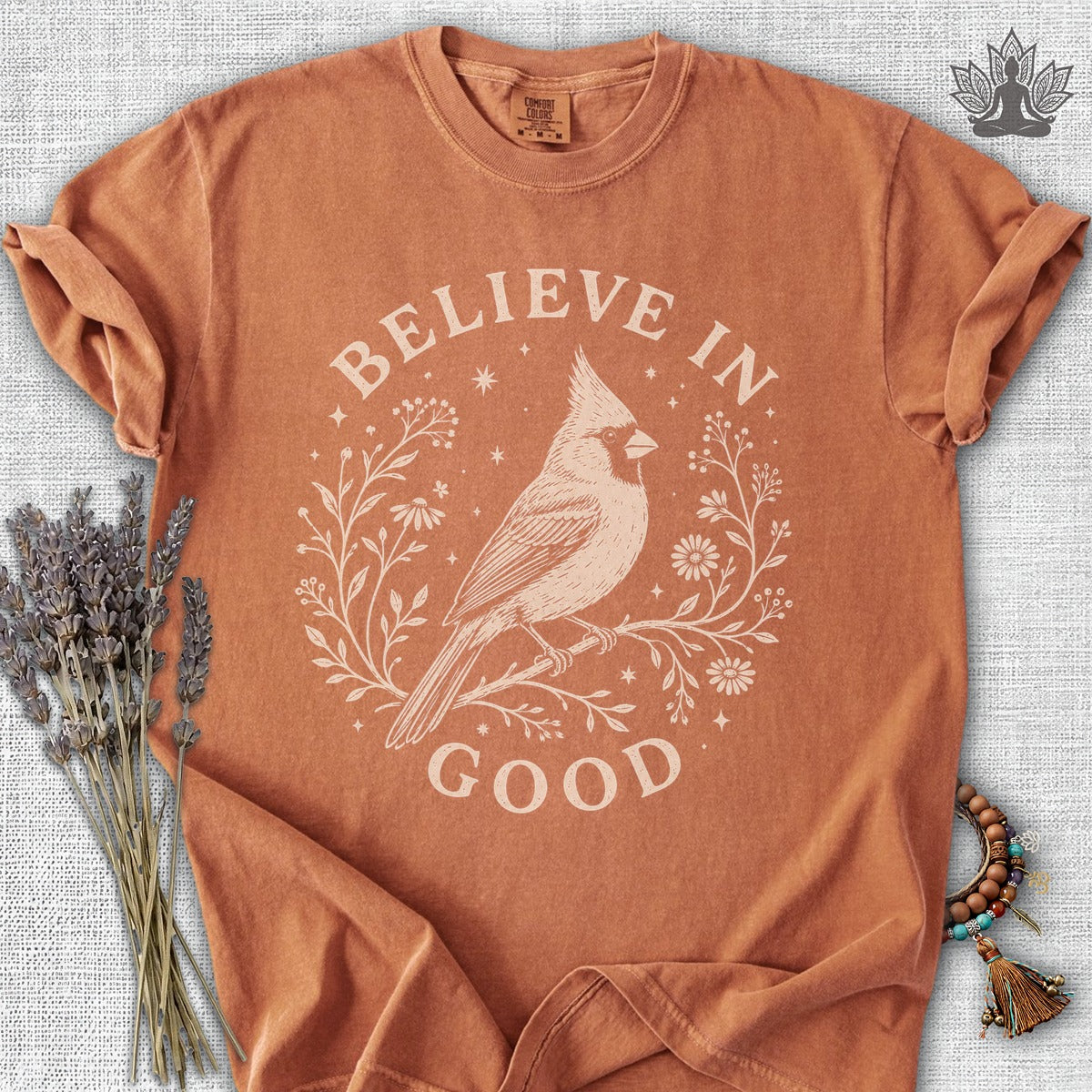 Believe In Good Cardinal Bird Comfort Colors® Tee