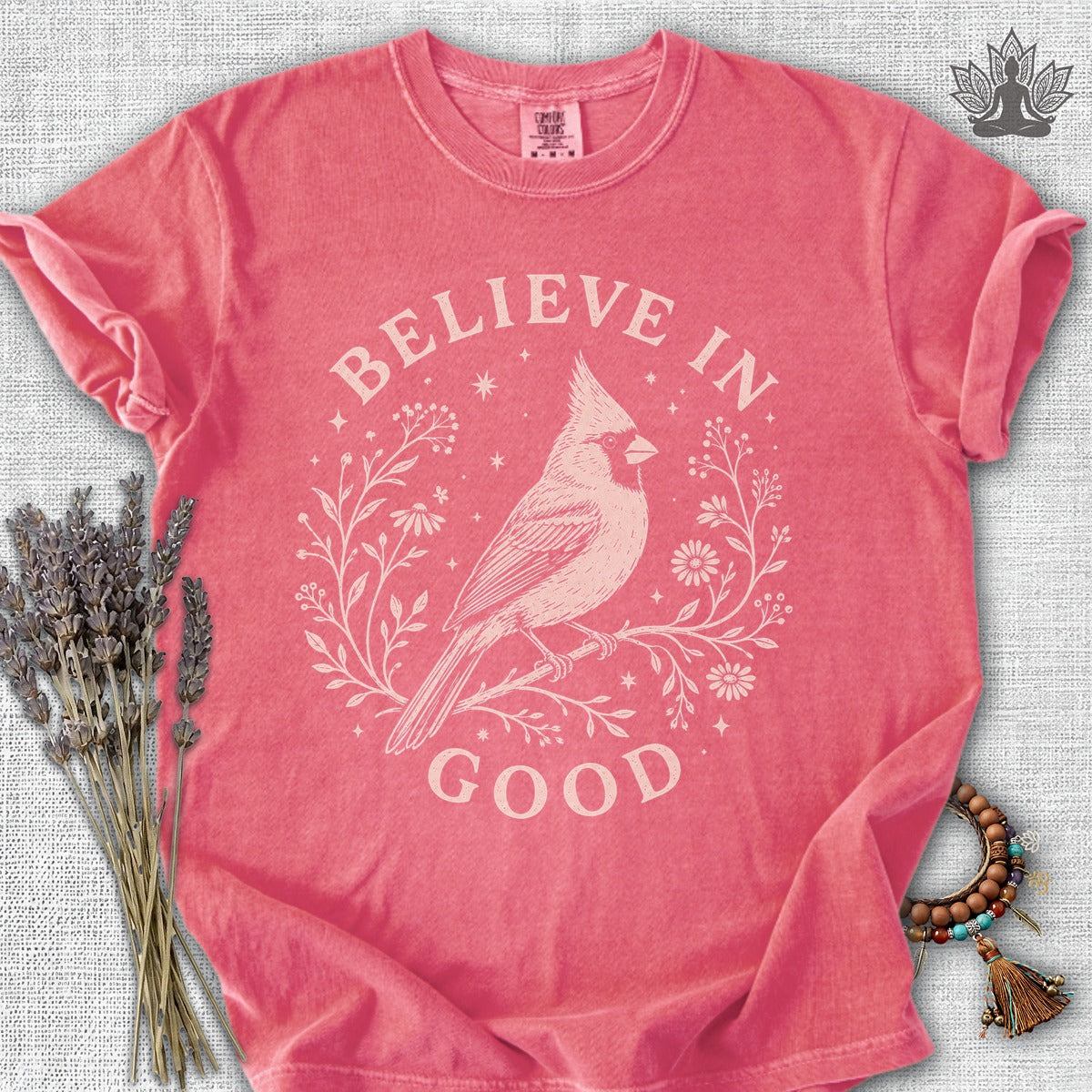 Believe In Good Cardinal Bird Comfort Colors® Tee