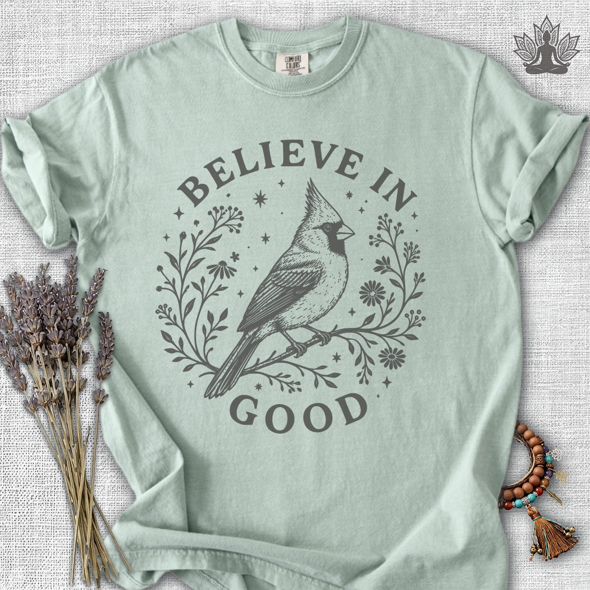Believe In Good Cardinal Bird Comfort Colors® Tee