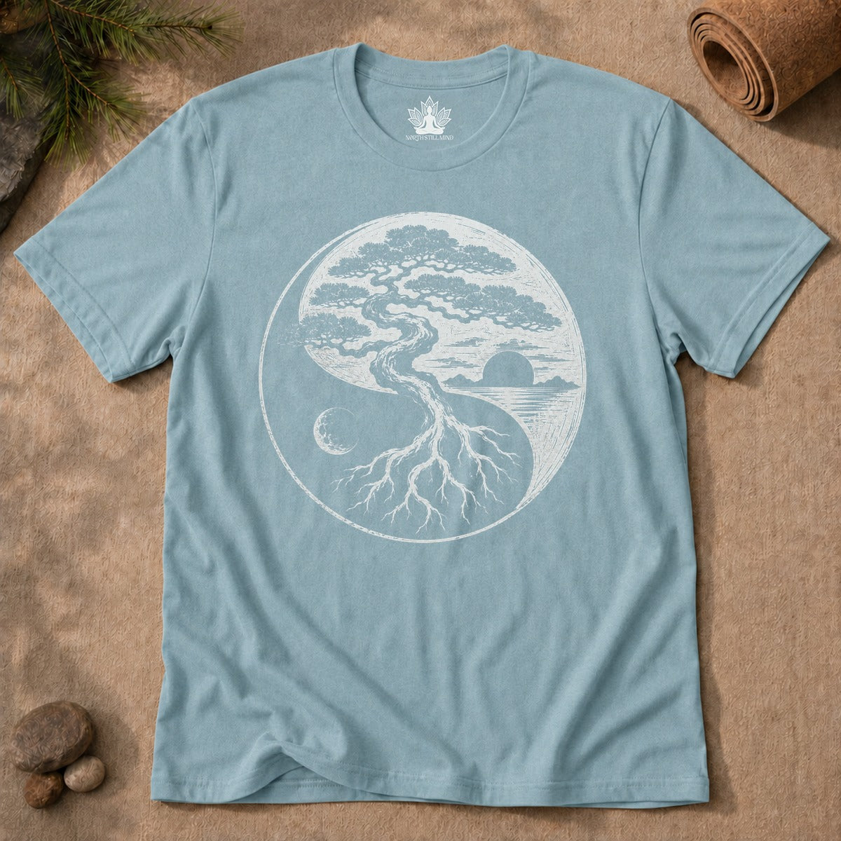 Bonsai Yin Yang Men Tee