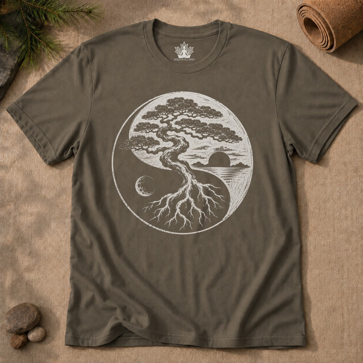 Bonsai Yin Yang Men Tee