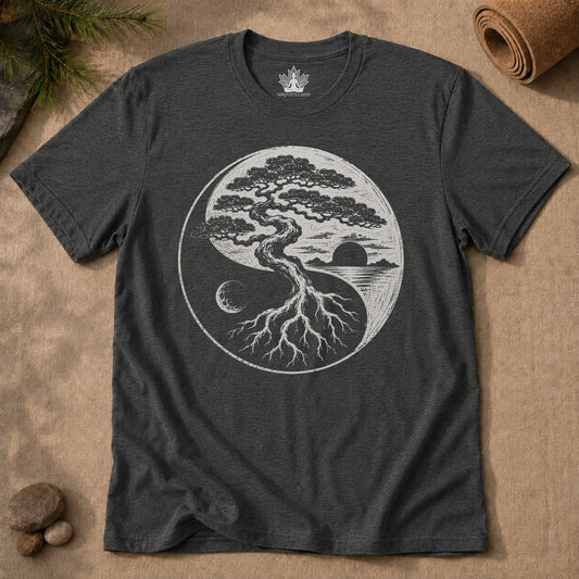 Bonsai Yin Yang Men Tee