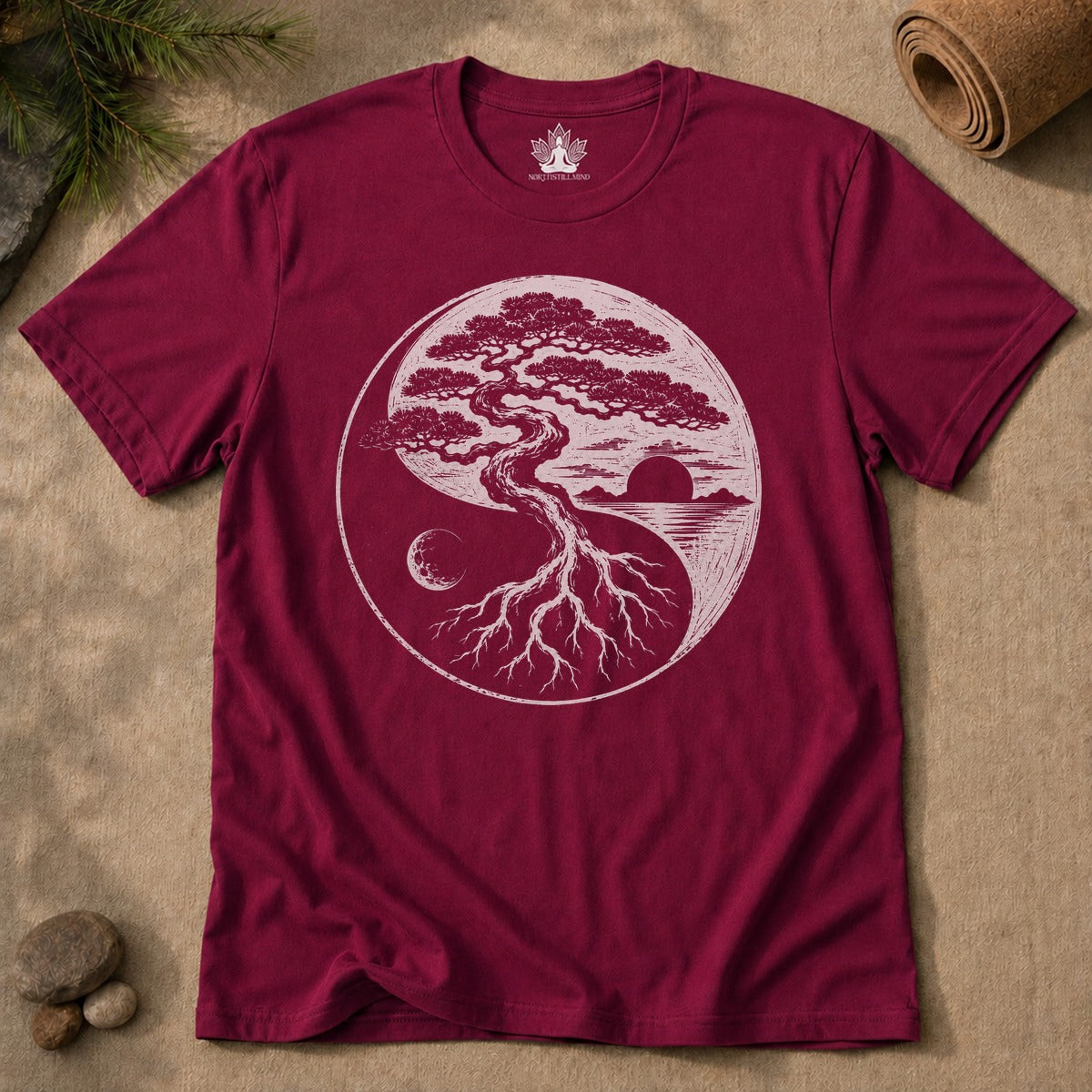 Bonsai Yin Yang Men Tee