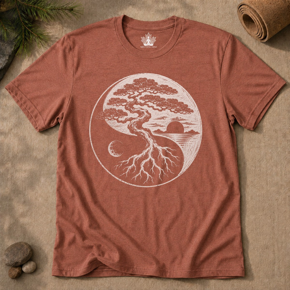 Bonsai Yin Yang Men Tee