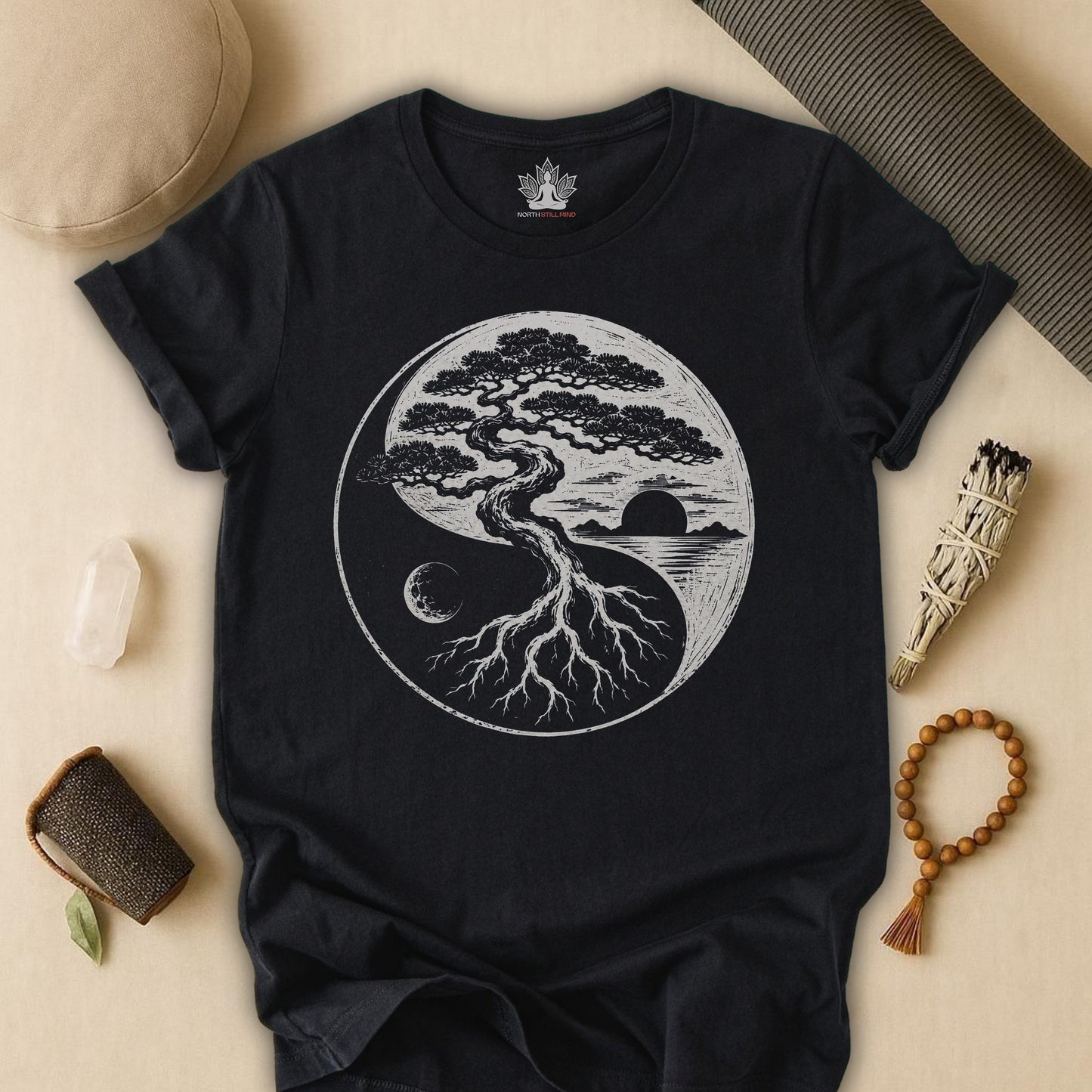 Bonsai Yin Yang Tee