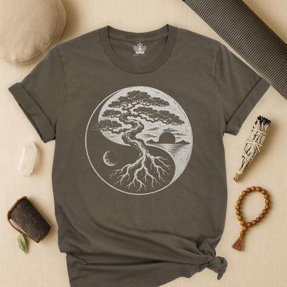 Bonsai Yin Yang Tee
