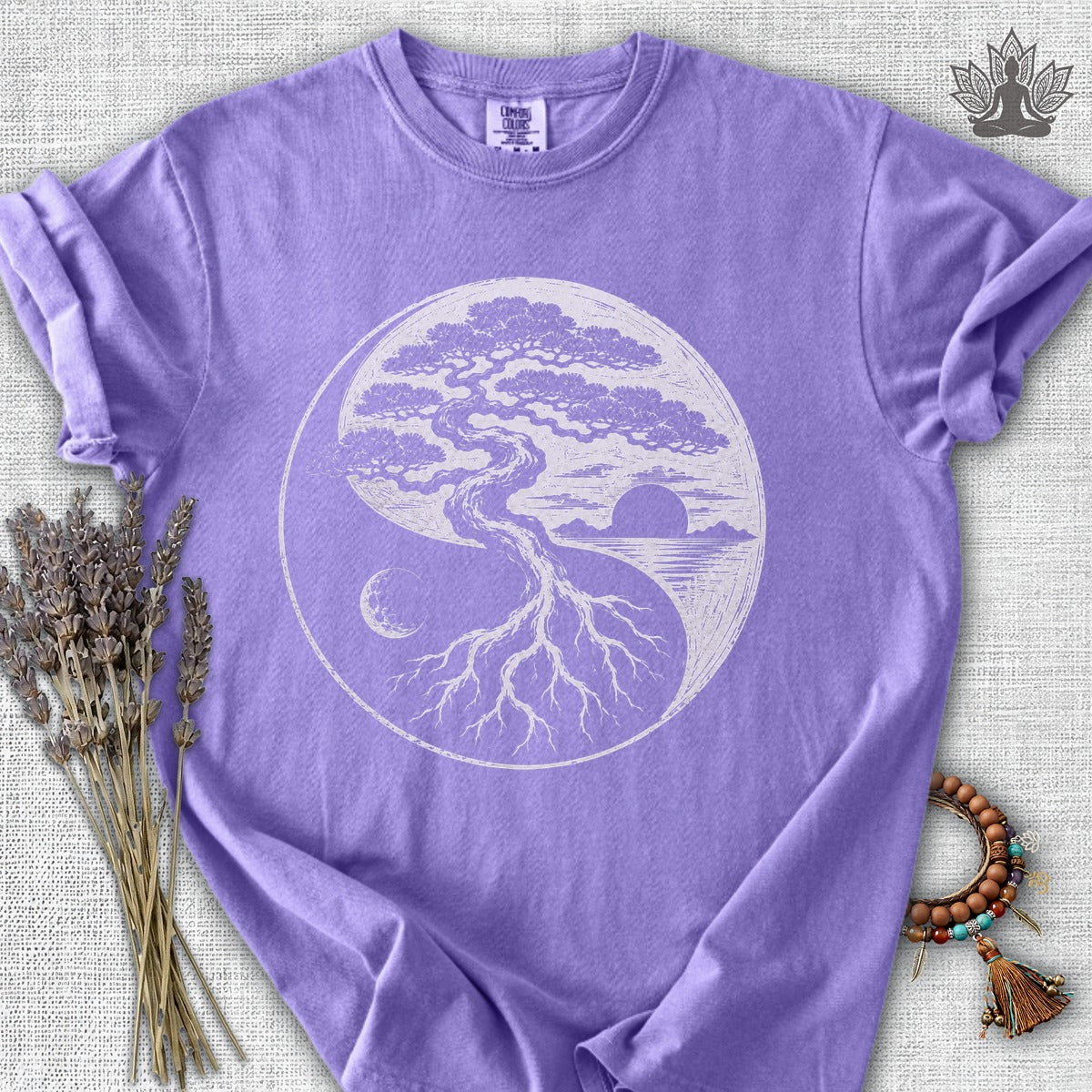 Bonsai Yin Yang Comfort Colors® Tee