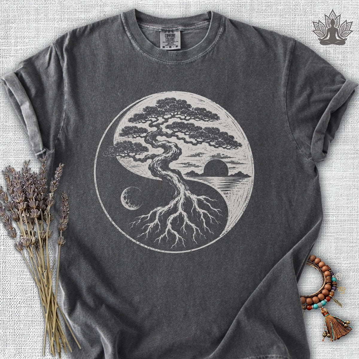 Bonsai Yin Yang Comfort Colors® Tee