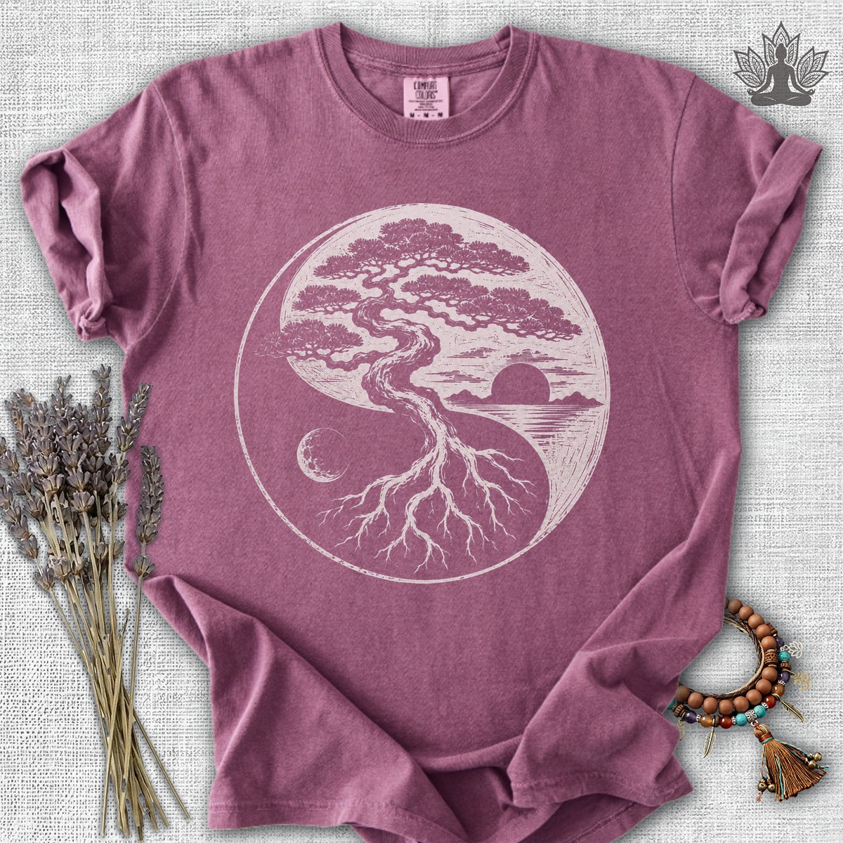 Bonsai Yin Yang Comfort Colors® Tee