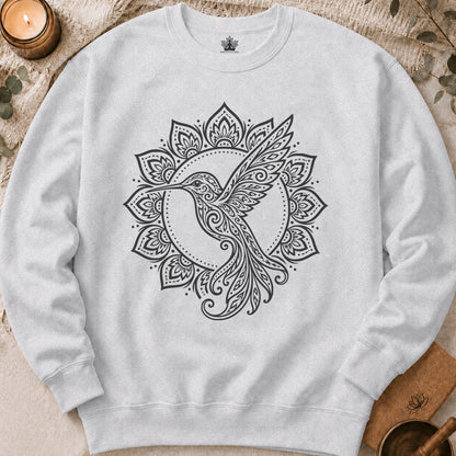 Hummingbird & Mandala Sweatshirt
