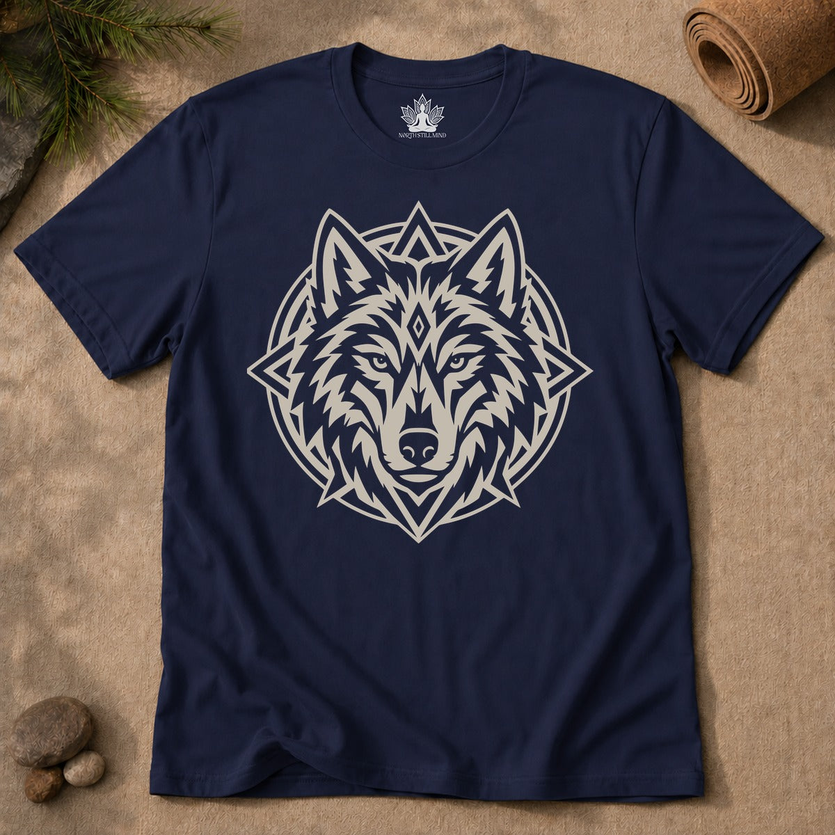 Guardian Wolf Mandala Men Tee