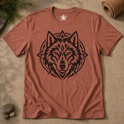 Guardian Wolf Mandala Men Tee