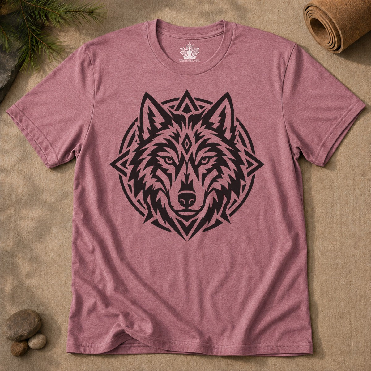 Guardian Wolf Mandala Men Tee