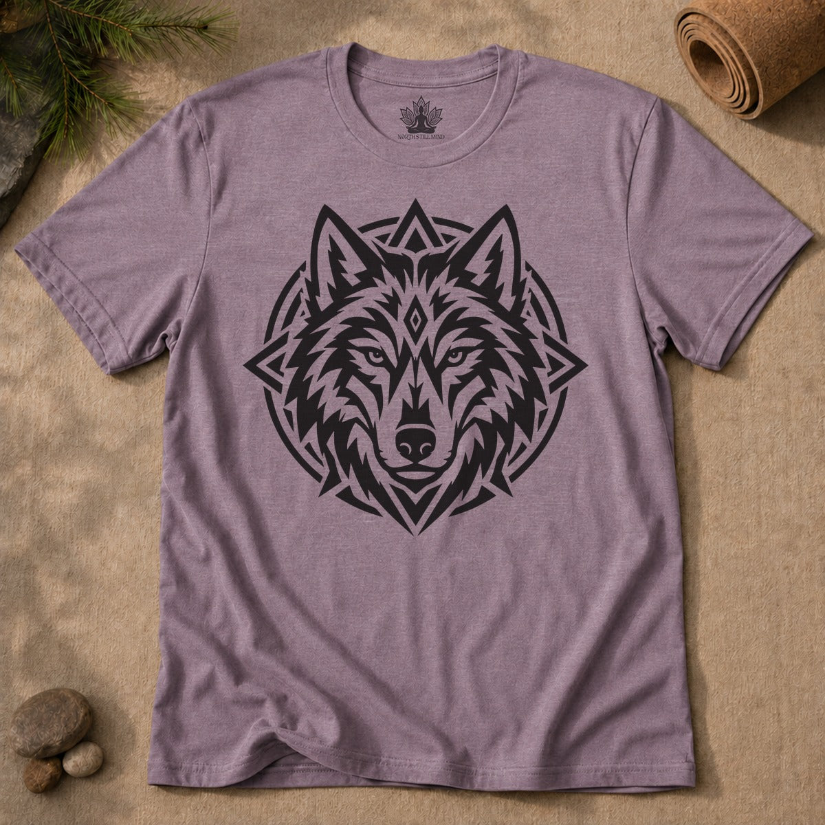 Guardian Wolf Mandala Men Tee
