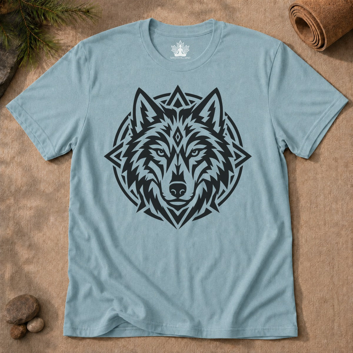 Guardian Wolf Mandala Men Tee