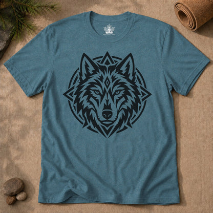 Guardian Wolf Mandala Men Tee