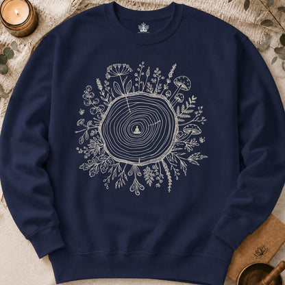 The Quiet Center Botanical Sweatshirt