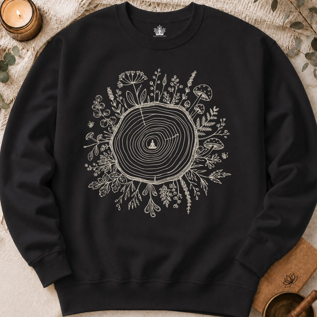 The Quiet Center Botanical Sweatshirt