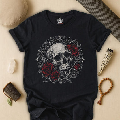Skull & Roses Mandala Tee