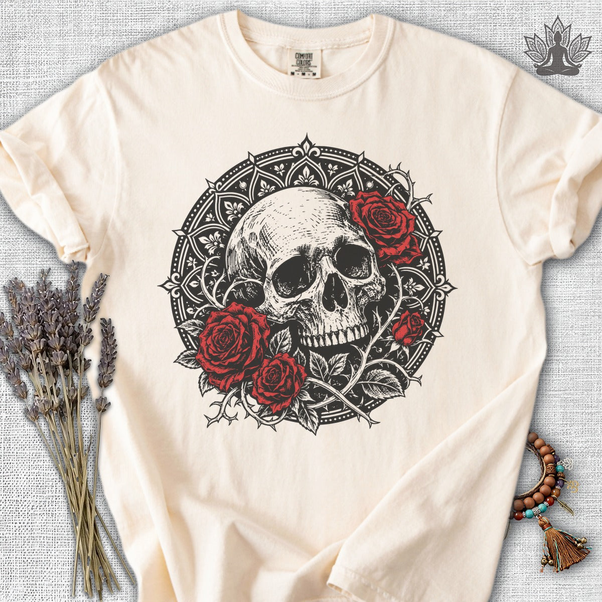 Skull & Roses Mandala Comfort Colors® Tee