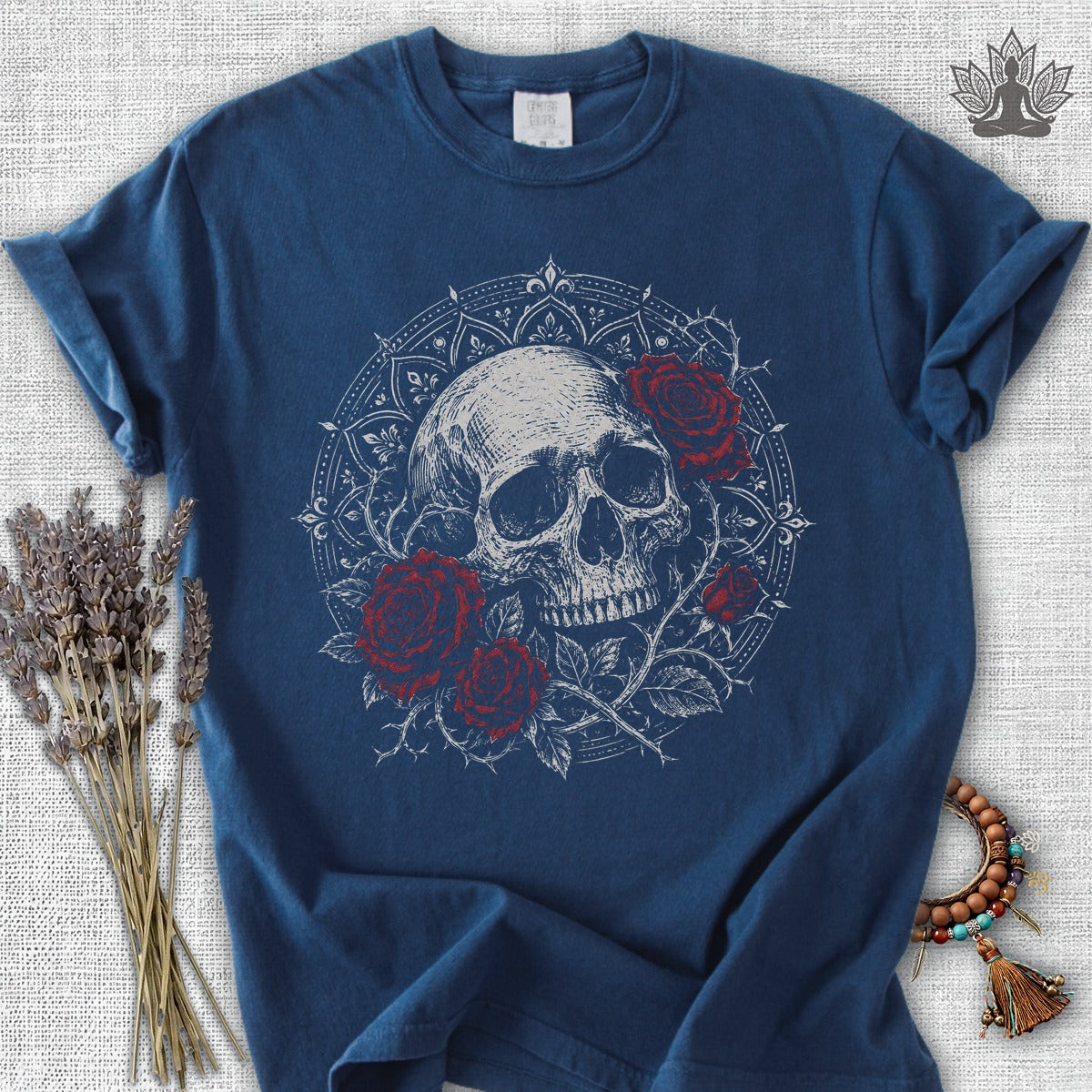Skull & Roses Mandala Comfort Colors® Tee