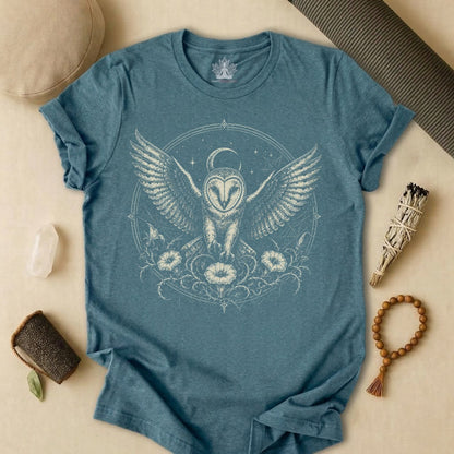 Mandala Owl Halloween Tee