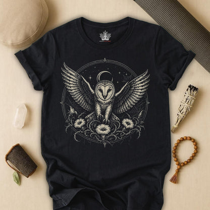 Mandala Owl Halloween Tee