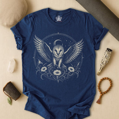 Mandala Owl Halloween Tee