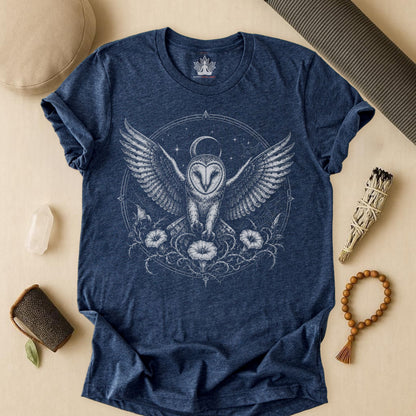 Mandala Owl Halloween Tee