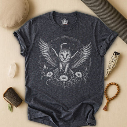 Mandala Owl Halloween Tee