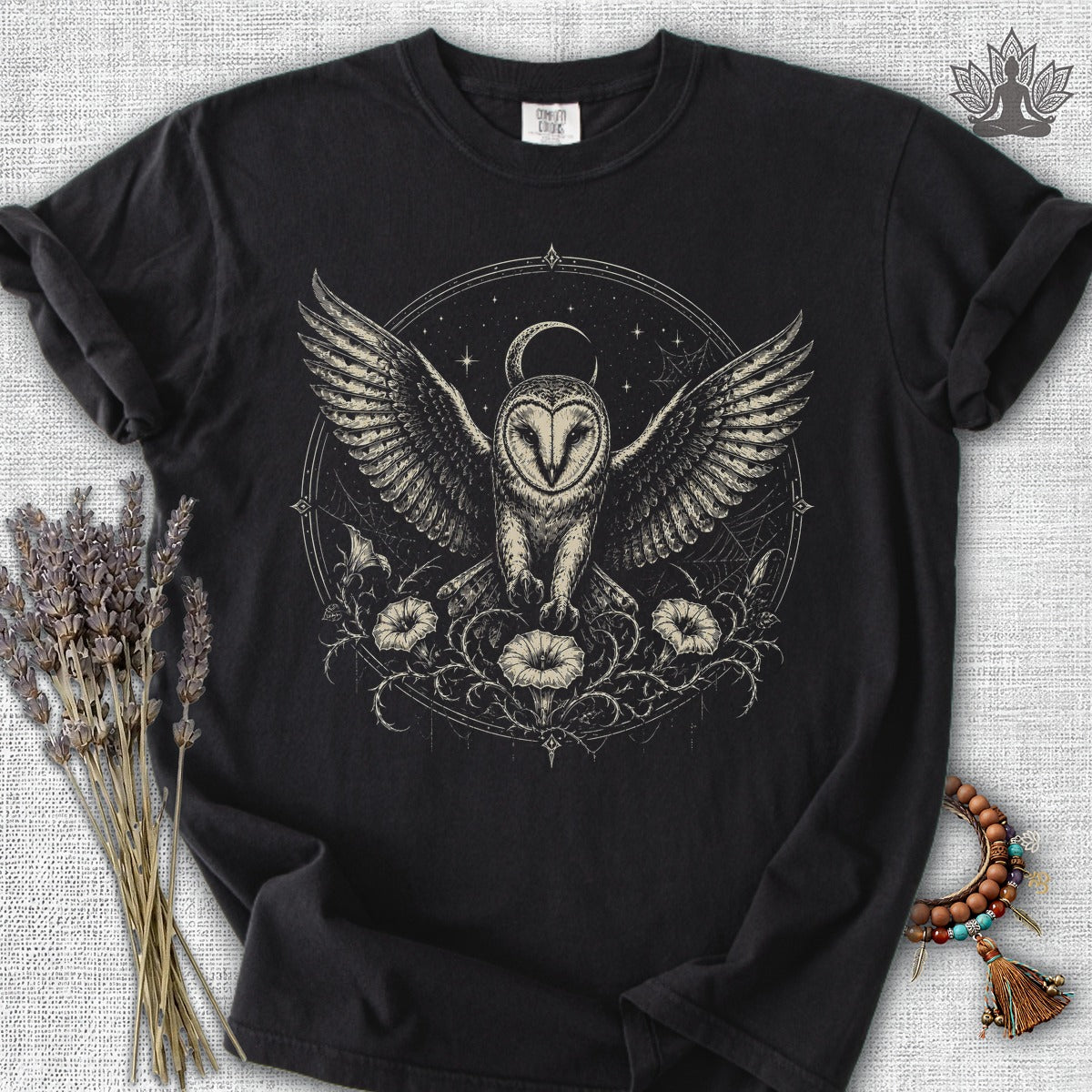 Mandala Owl Halloween Comfort Colors® Tee