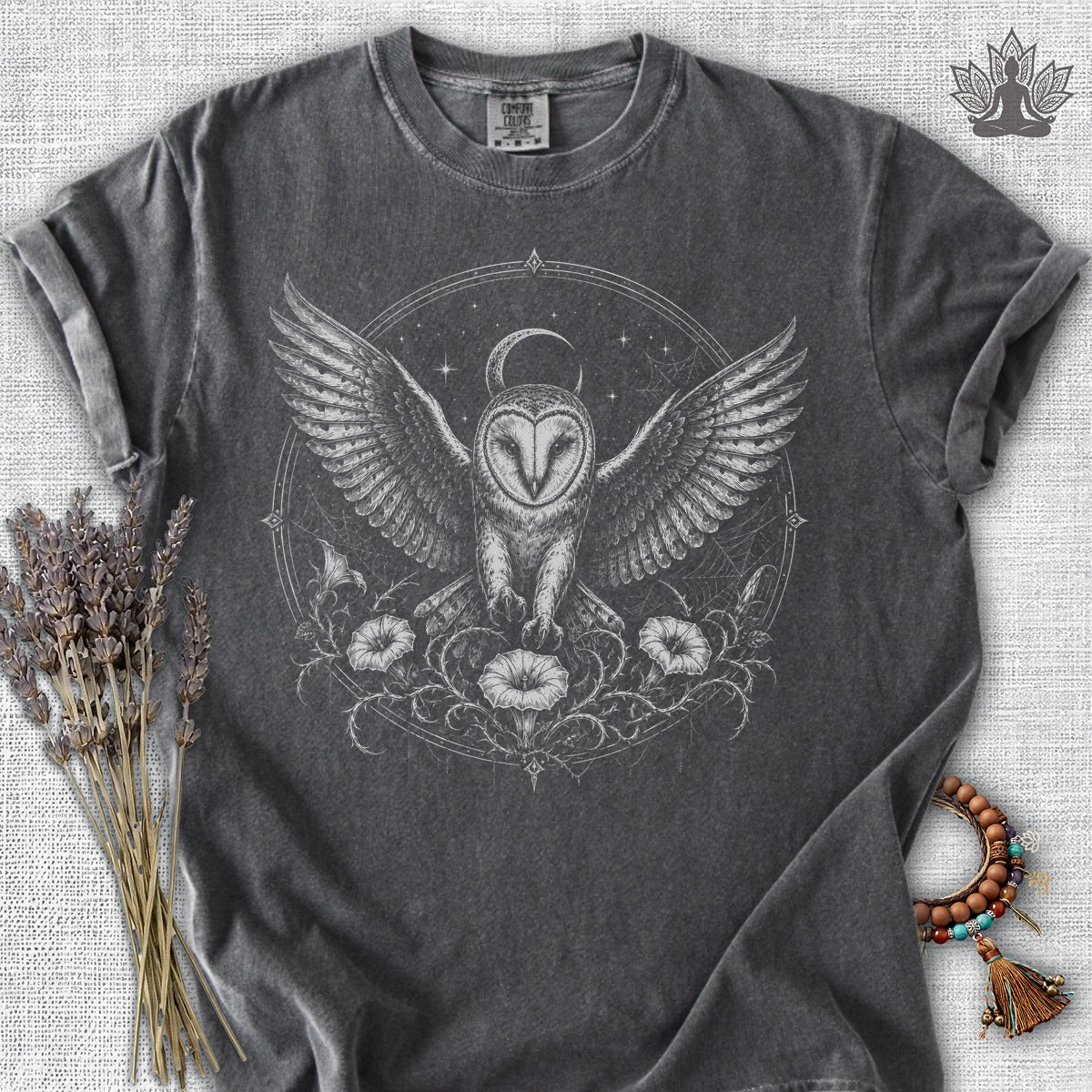Mandala Owl Halloween Comfort Colors® Tee