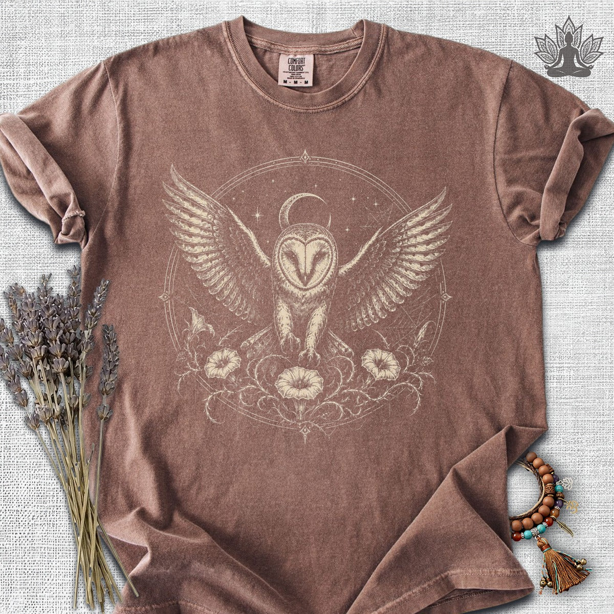 Mandala Owl Halloween Comfort Colors® Tee