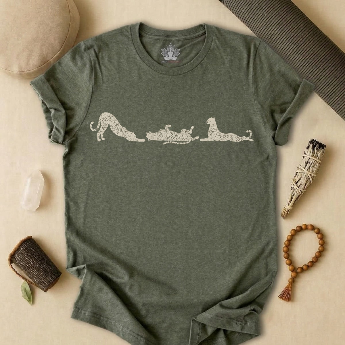 Cheetah Savanna Flow Tee