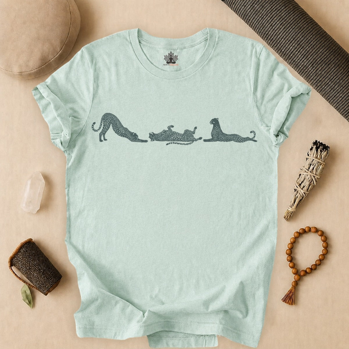 Cheetah Savanna Flow Tee