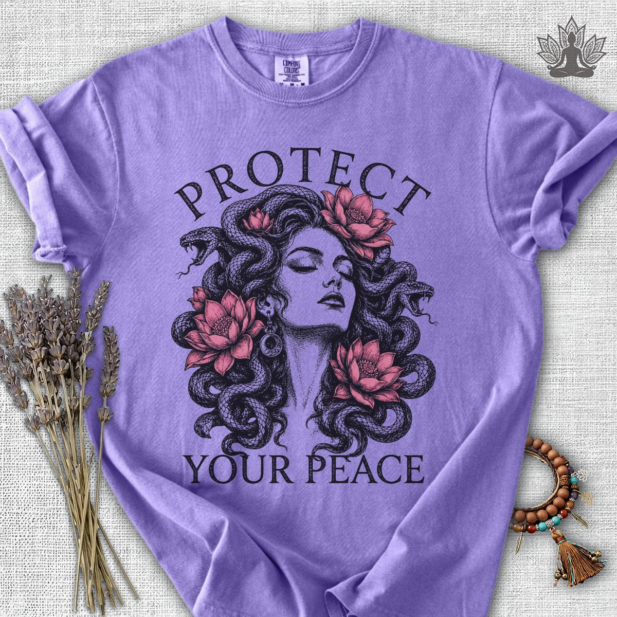 Protect Your Peace Medusa Comfort Colors® Tee