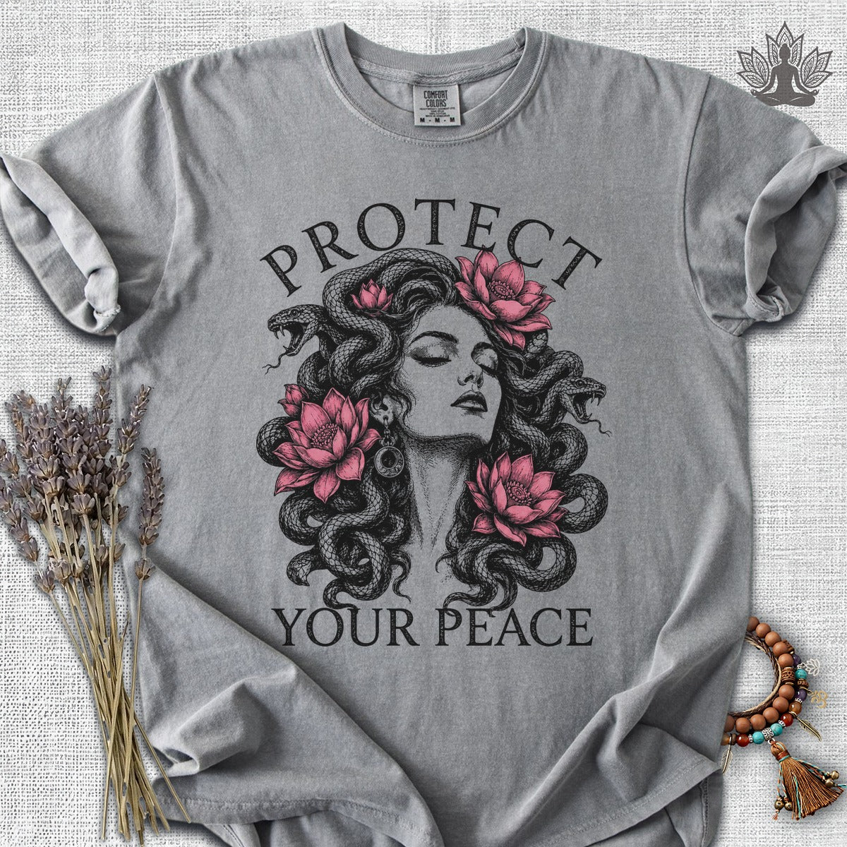Protect Your Peace Medusa Comfort Colors® Tee