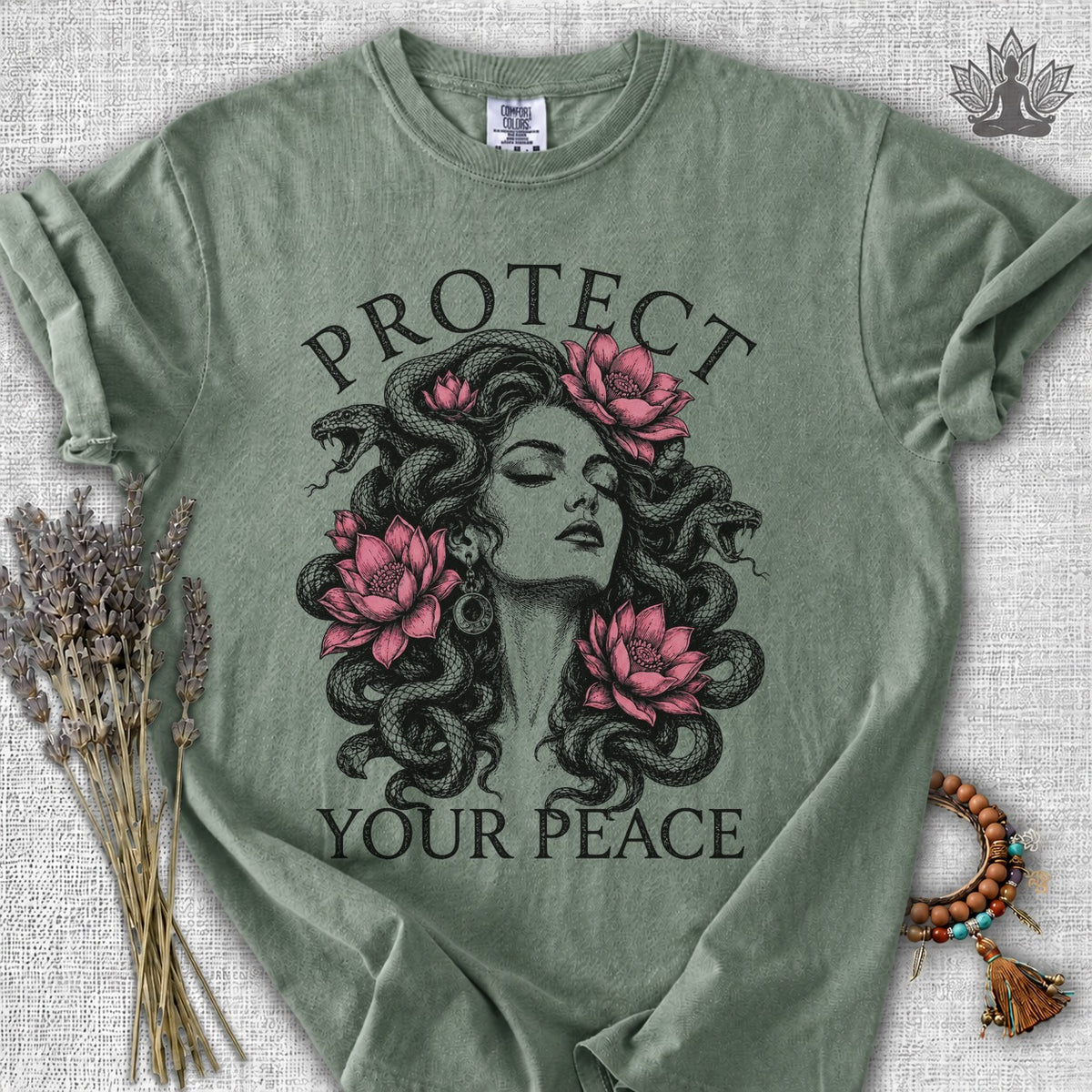 Protect Your Peace Medusa Comfort Colors® Tee