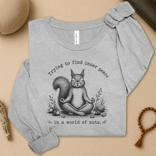 A World Of Nuts Long Sleeve Tee