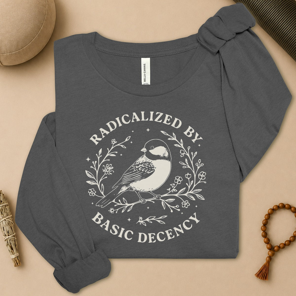 Radicalized By Basic Decency Long Sleeve Tee
